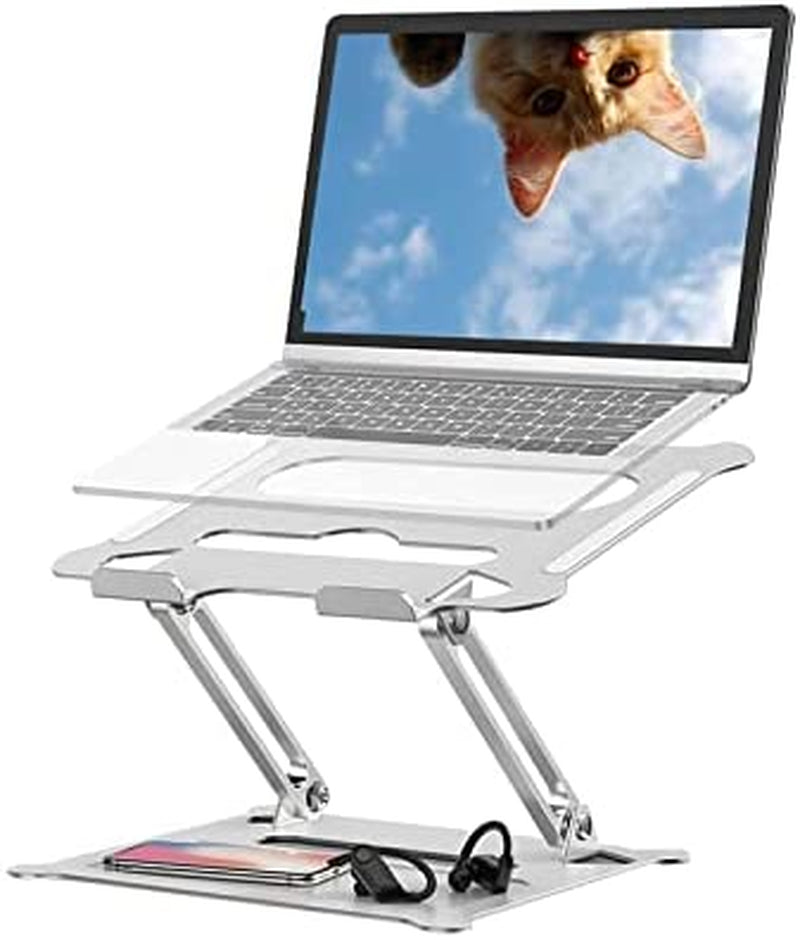 Ergonomic Detachable Laptop Stand, Aluminum Laptop Riser for Desk,Portable , Compatible with 10 to 15.6 Inches Notebook Computer